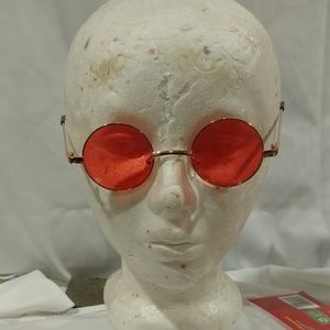Circle SunGlasses Red Lense